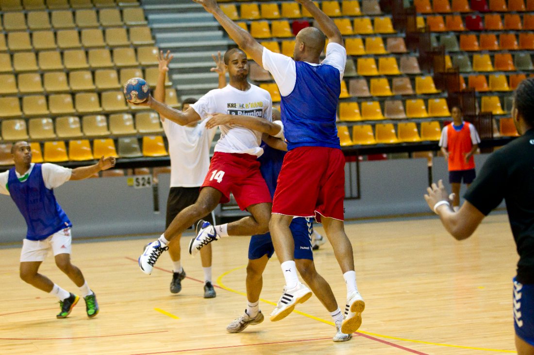 Adriano Marlin — Sélection de La Réunion contre le THW Kiel, 2012