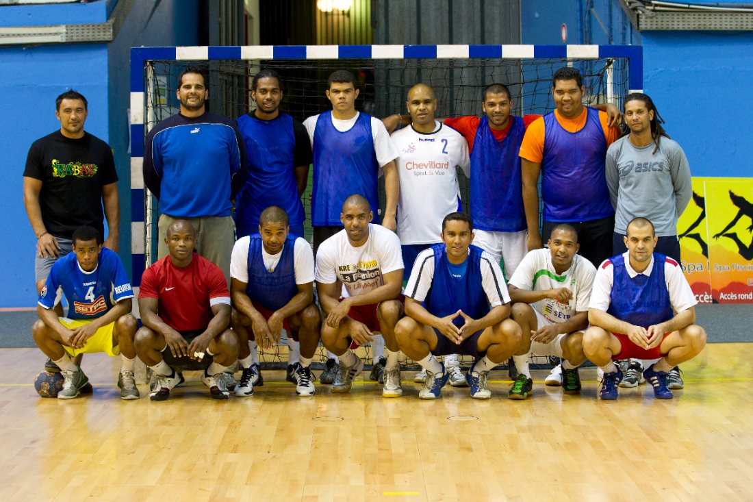 Adriano Marlin — Sélection de La Réunion contre le THW Kiel, 2012